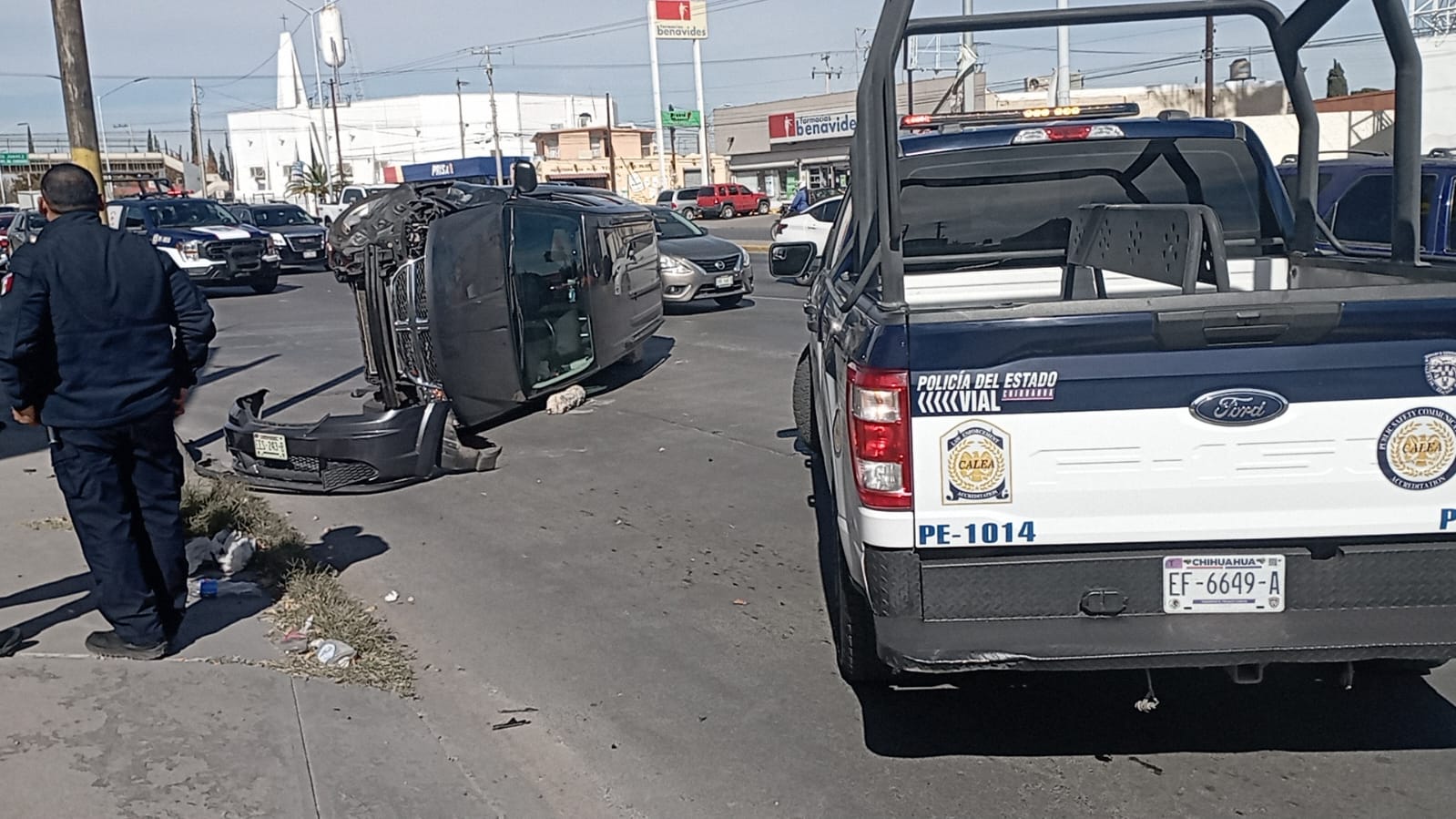 Choque Volcadura Desquicia Tr Fico En La Tecnol Gico Norte De Chihuahua