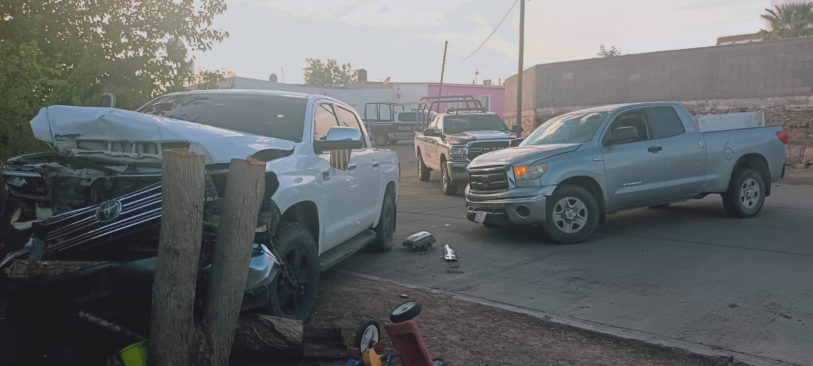 Persecución en la vía corta a Parral termina en dos choques Norte De