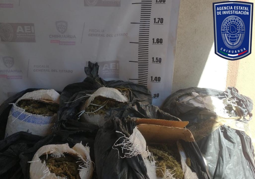 Aseguran Más De 80 Kilos De Mariguana En Carretera Creel Guachochi