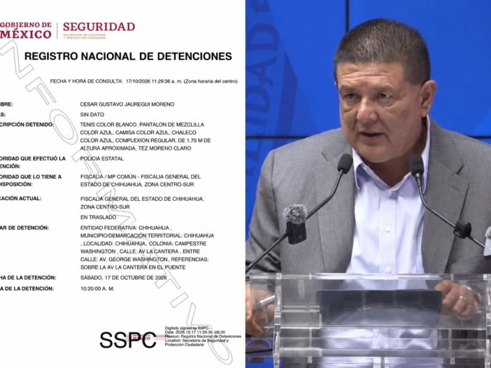 Jáuregui detención
